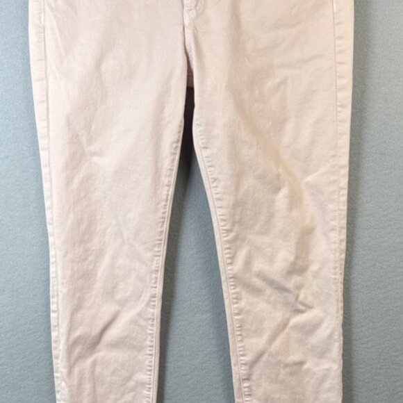 Rag & Bone Jeans Womens Size 30‎ Zipper Capri Pink Stretch Denim Skinny Clueless - Picture 1 of 13